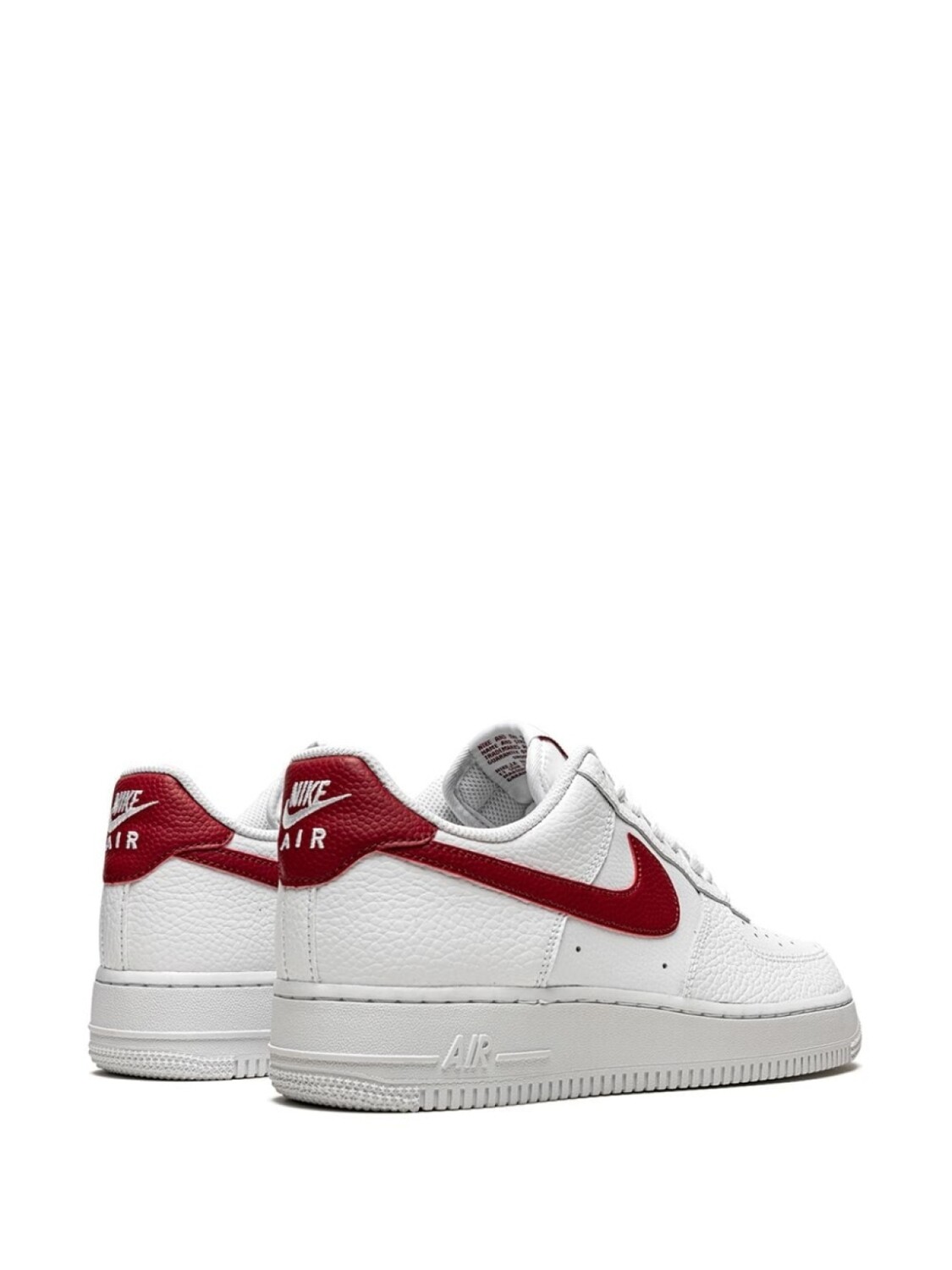Кроссовки Nike Air Force 1 '07 CZ0326100, белый/красный — фото 3