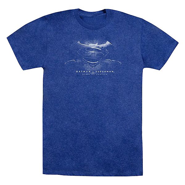 

Футболка adult heather с логотипом batman v superman bw Licensed Character
