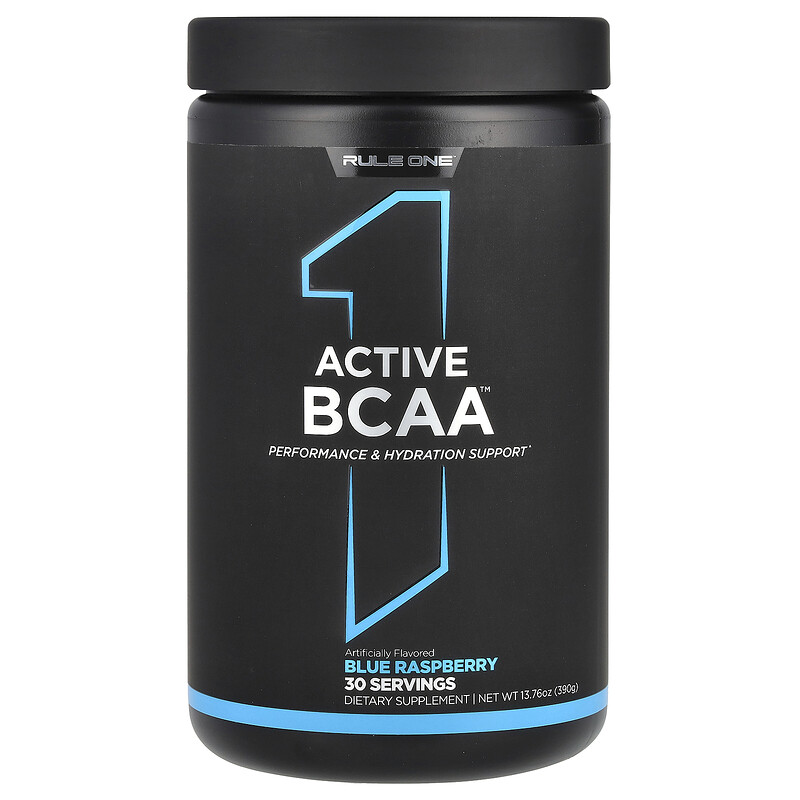 

Rule One Proteins, Active BCAA, со вкусом голубой малины, 390 г (13,76 унции)