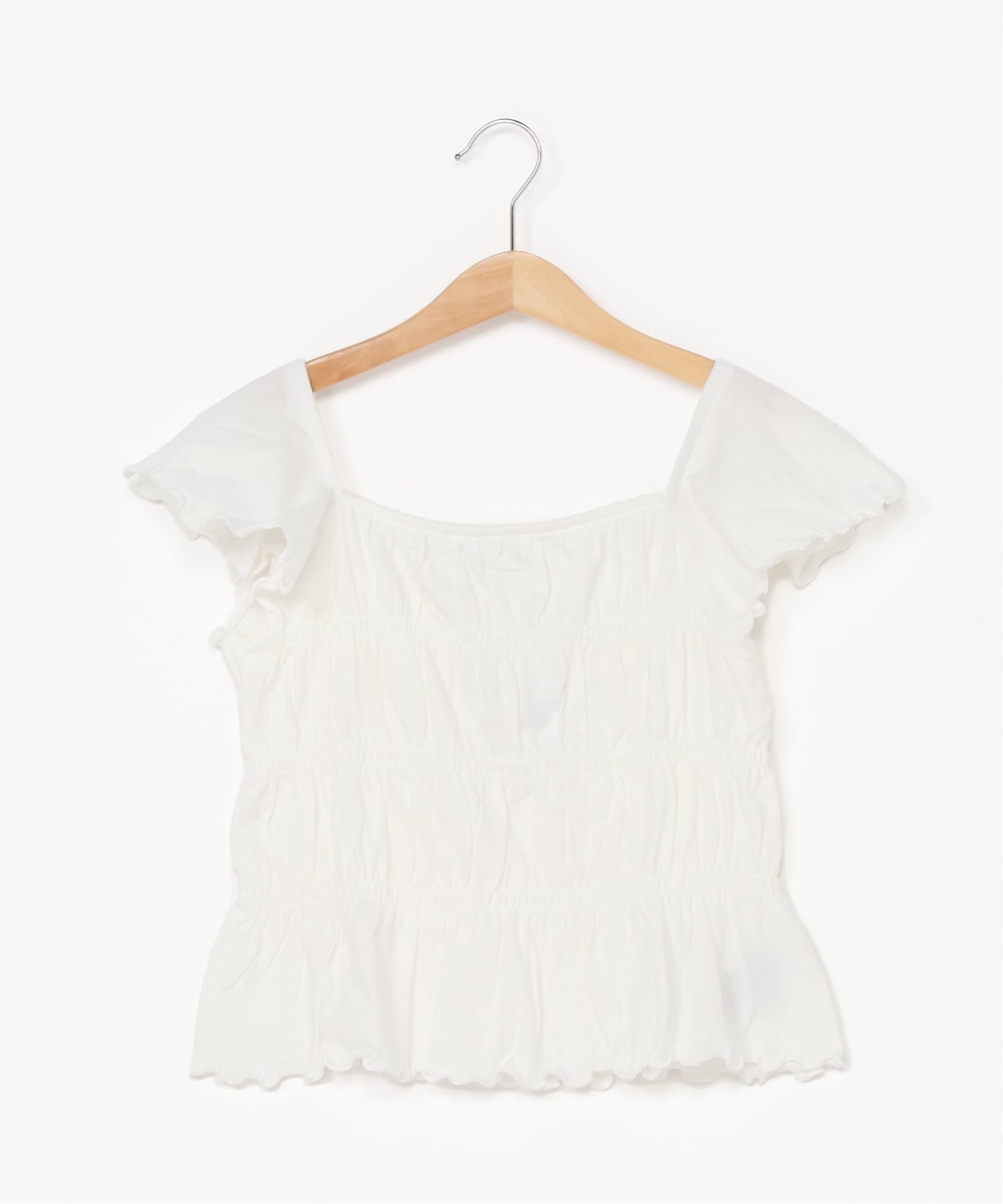 Футболка V-SS СМЕШАННЫЙ ВЕРХ Gap, NEW_OFF_WHITE — фото 4