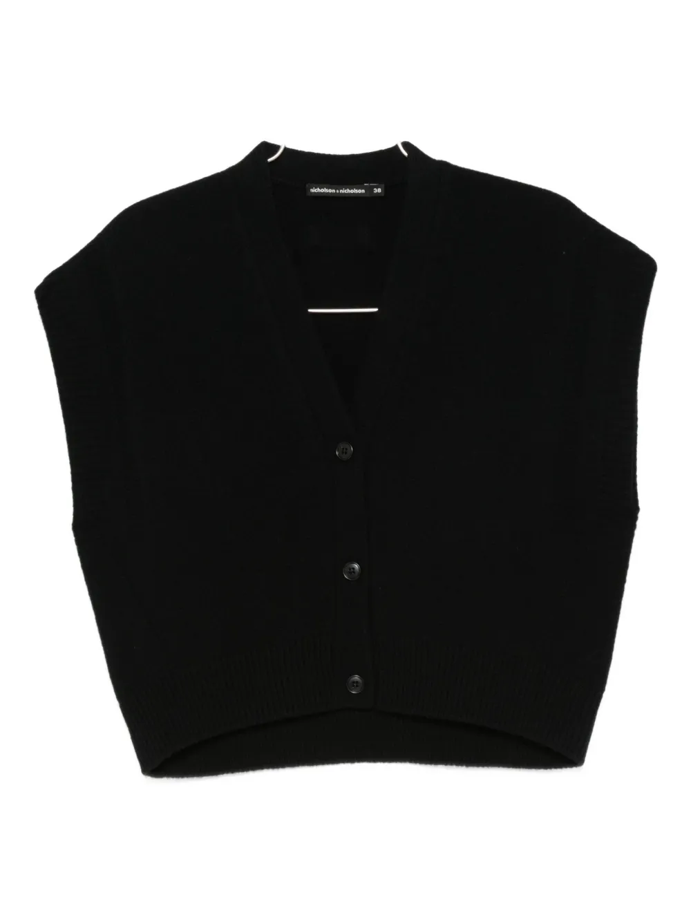 

Жилет на пуговицах Nicholson & Nicholson, черный
