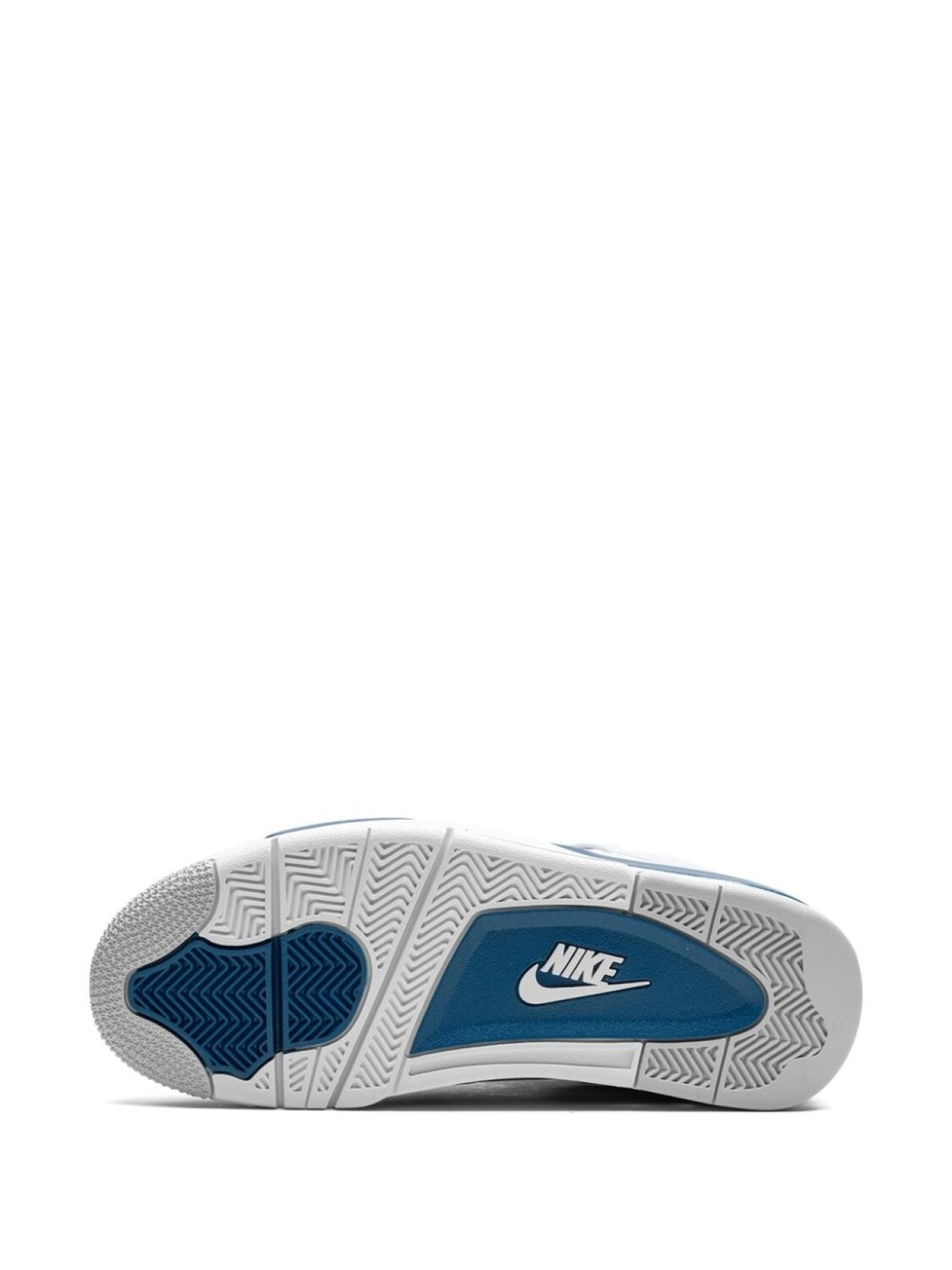 Кроссовки Air 4 OG Military Blue Jordan, белый — фото 4