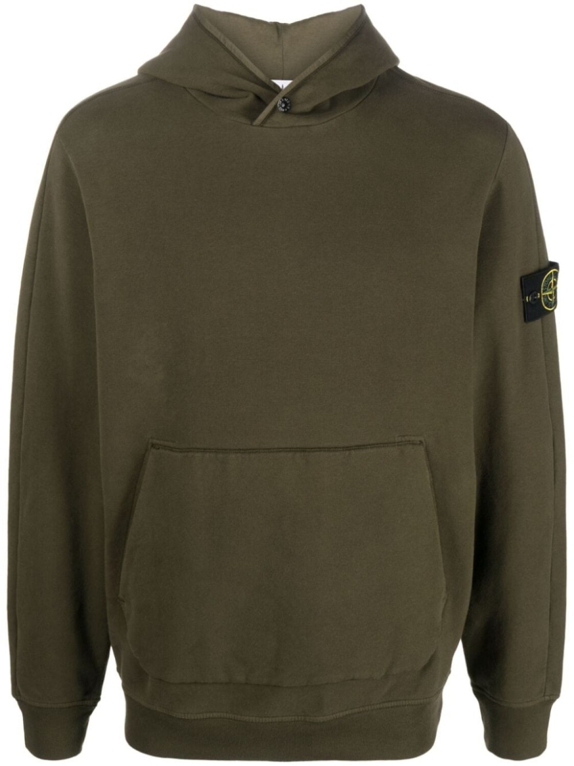 

Stone Island худи с нашивкой-логотипом, зеленый
