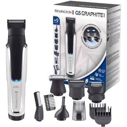 

Машинка для стрижки волос и триммер для бороды Multi Groomer Lithium G5 для мужчин с 9 насадками, Remington