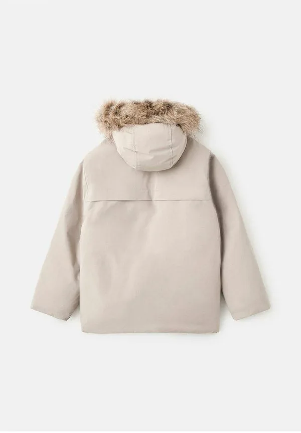 Детская зимняя куртка Mango Kids, Brown — фото 2