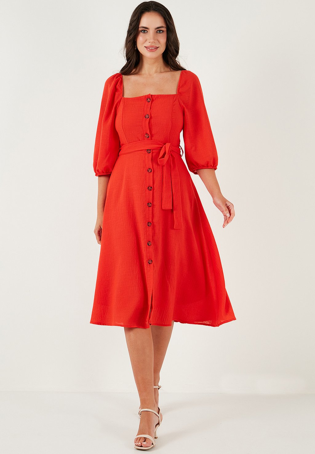 

Платье-рубашка REGULAR FIT LELA, коралловый