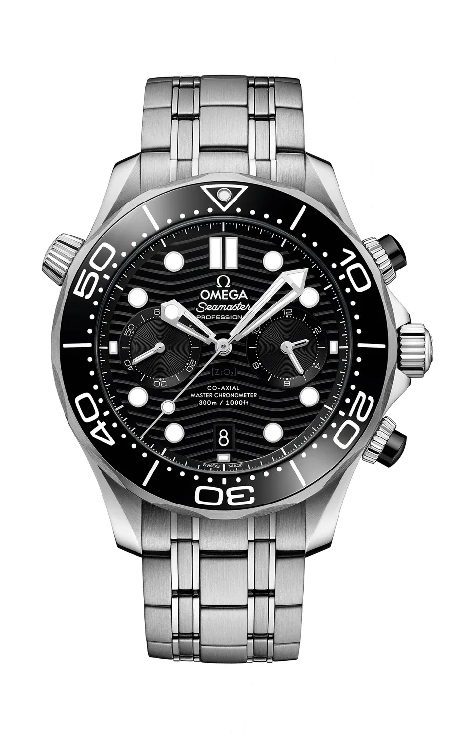 СИМАСТЕР ДАЙВЕР 300М OMEGA CO-AXIAL MASTER CHRONOMETER ХРОНОГРАФ 44 ММ - 210.30.44.51.01.001, черный