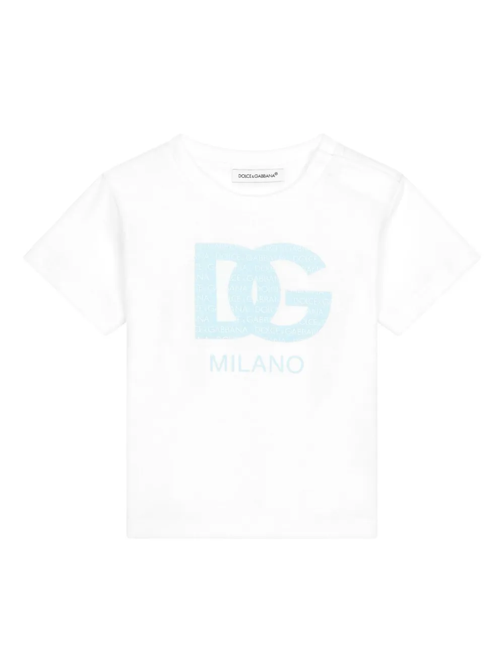 

Футболка с логотипом Dolce & Gabbana Kids, белый