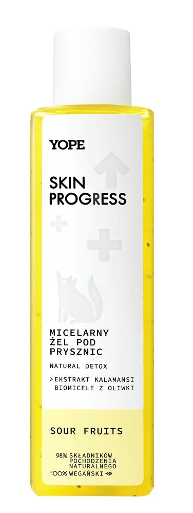 

Гель для душа Yope Skin Progress Natural Detox - Sour Fruits, 200 мл