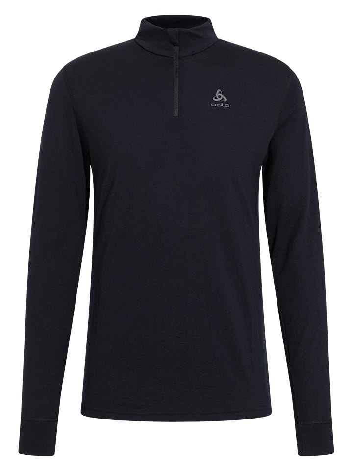 

Odlo Функциональный лонгслив из мериносовой шерсти черного цвета