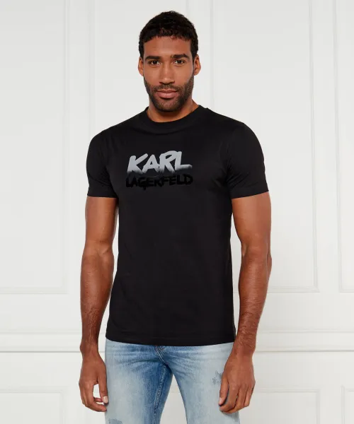 

Футболка Regular fit Karl Lagerfeld, черный