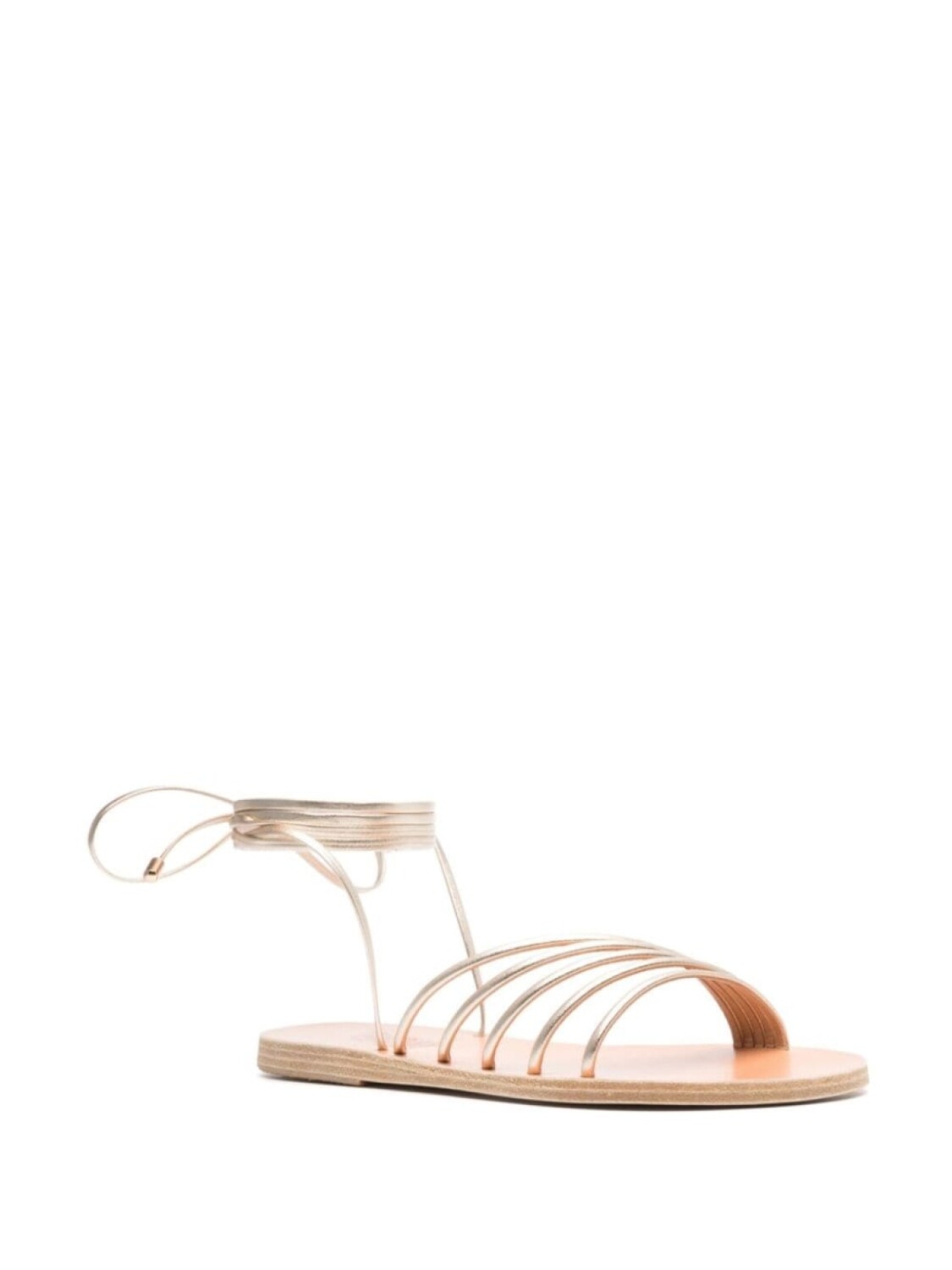 Босоножки Ipoliti с завязками на щиколотке Ancient Greek Sandals, золотистый — фото 2