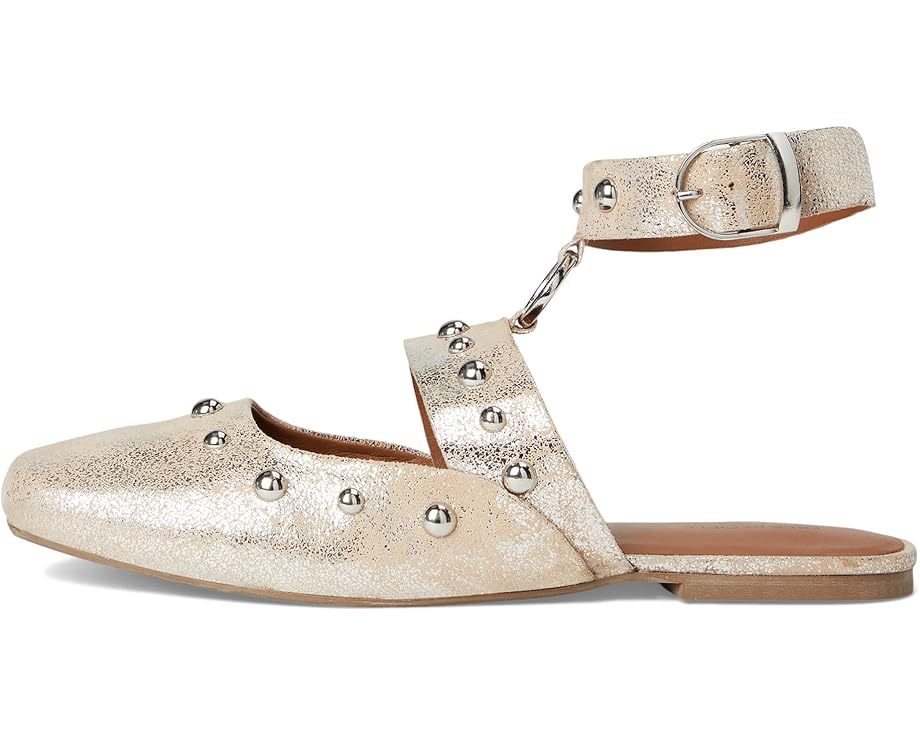 Балетки Free People Camille Mystic O-ring Flats, цвет Champagne Foiled Sue — фото 4
