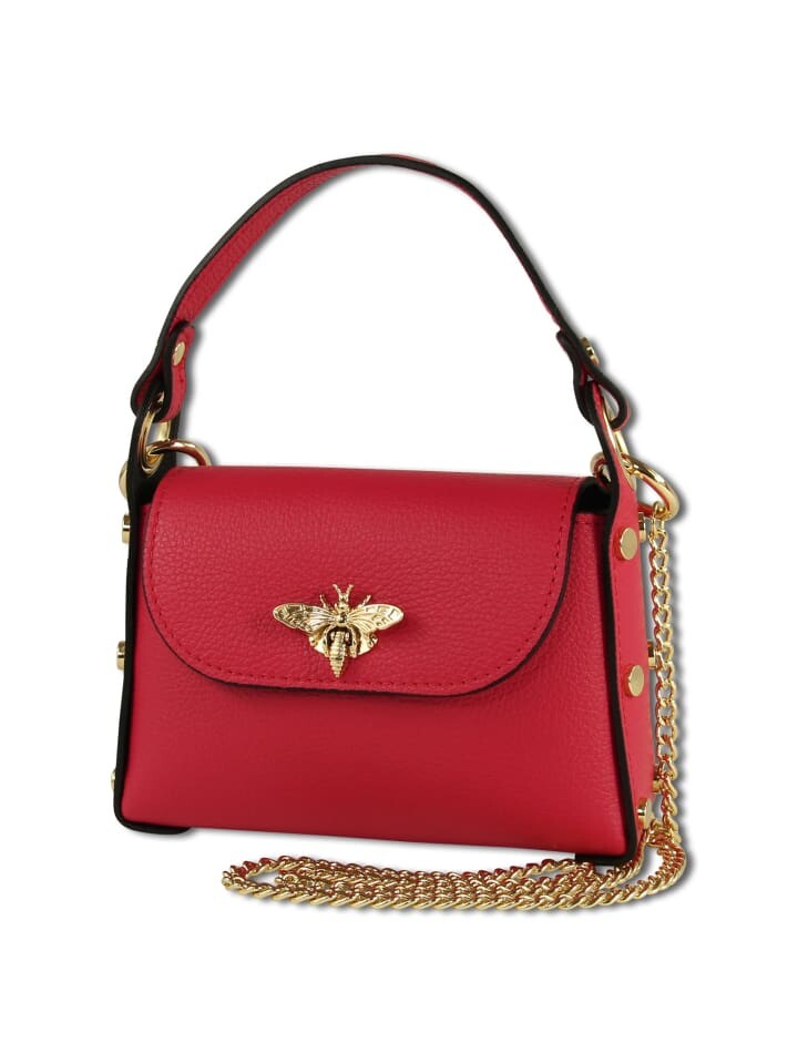 

Наплечная сумка Toscanto Umhängetasche Leder rot ca. 19cm