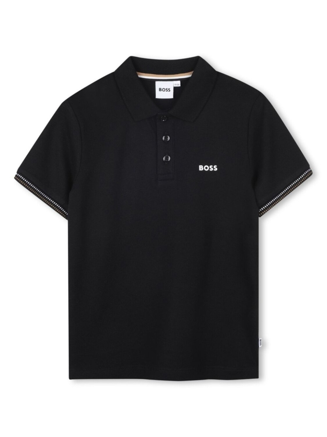 

BOSS Kidswear рубашка поло с короткими рукавами, черный