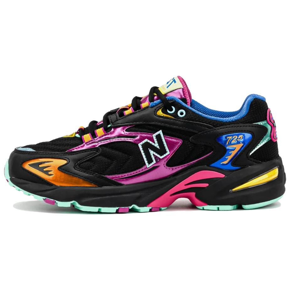 

Кроссовки NB 725 унисекс с низким верхом черно-фиолетовые New Balance