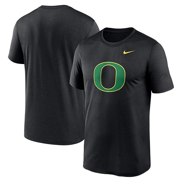 

Мужская черная футболка oregon ducks color pop logo legend performance Nike
