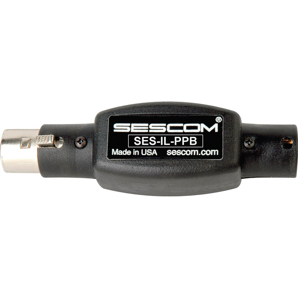 

Sescom XLR In-Line Phantom-Power Blocker SES-IL-PPB