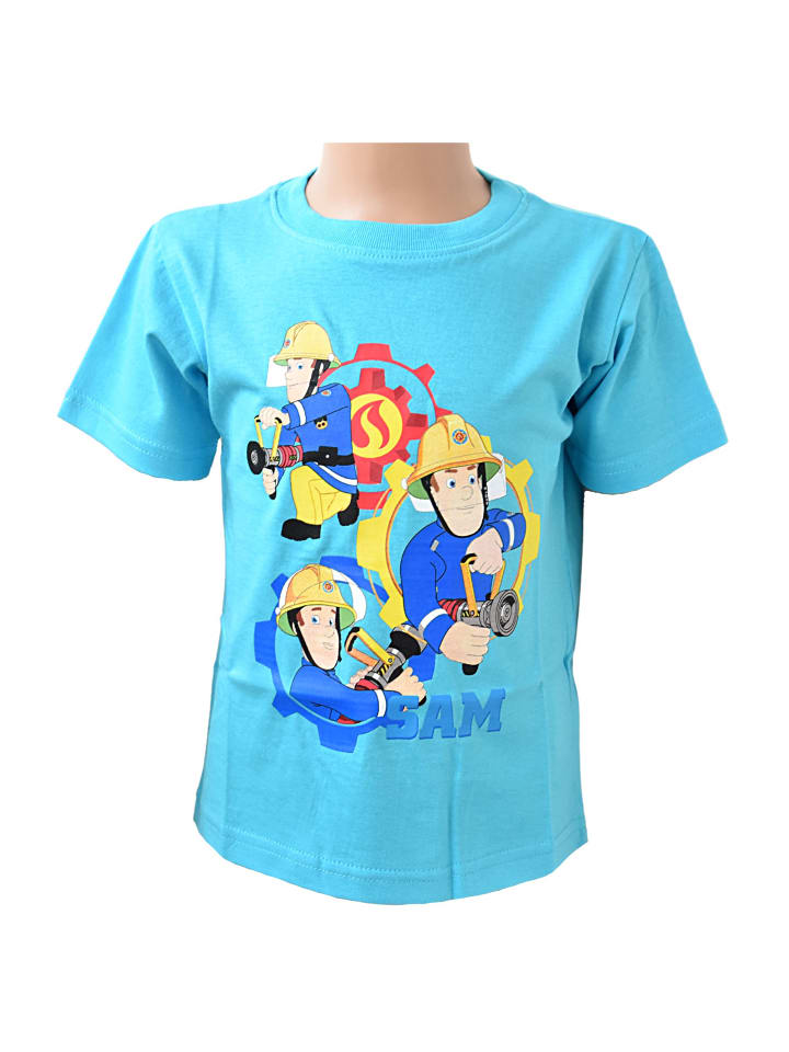 

Футболка Feuerwehrmann Sam , светло-синий