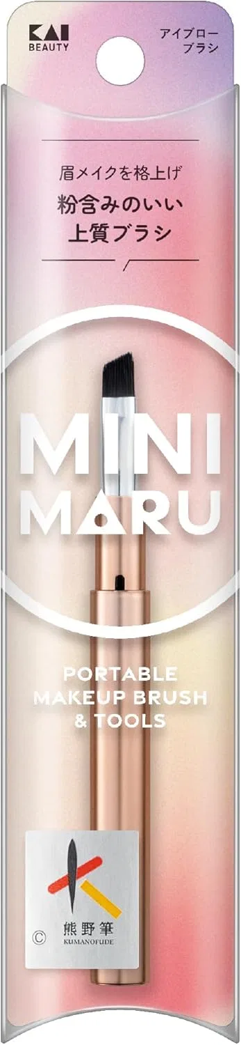 Кисть для бровей мини Kai Kumano Braun