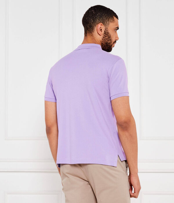 Рубашка поло Slim fit Polo Ralph Lauren, фиолетовый — фото 3