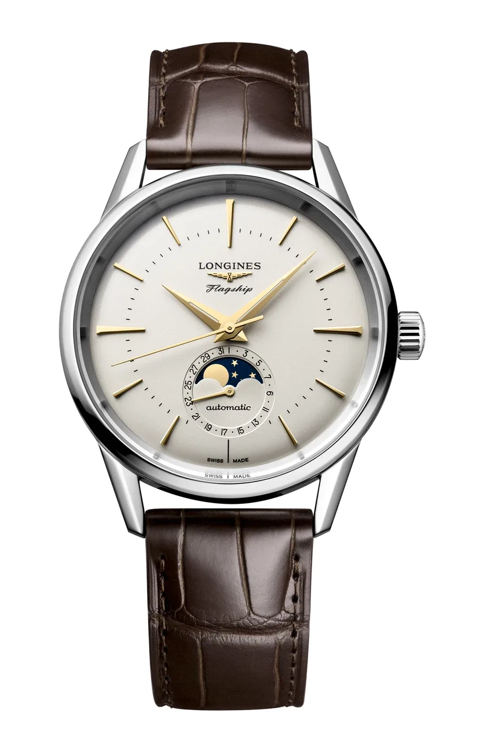 FLAGSHIP HERITAGE - L4.815.4.78.2 LONGINES, золотой