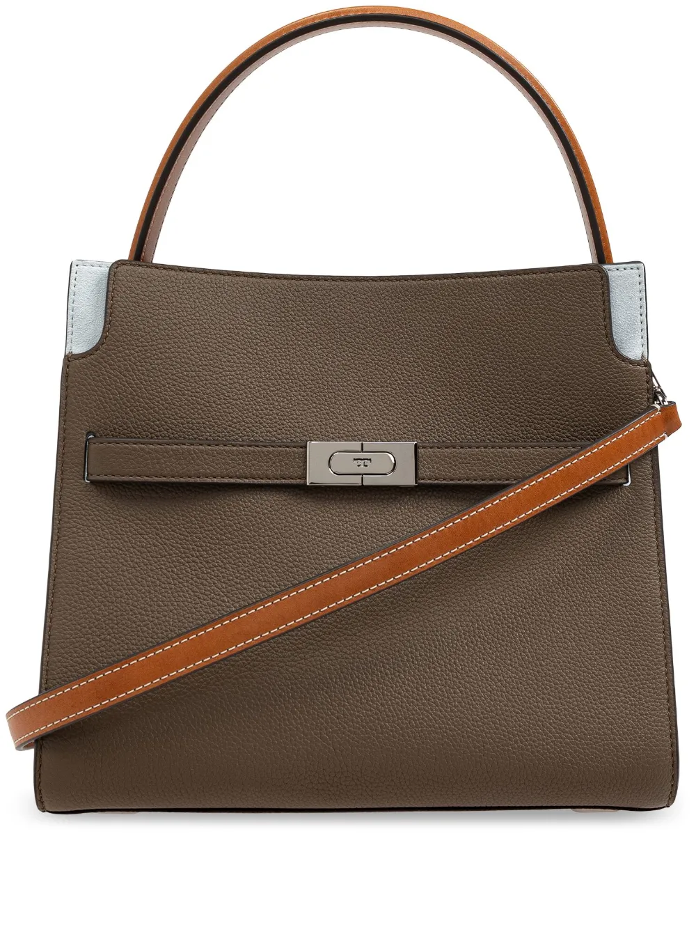 

Маленькая сумка-сэтчел Lee Radziwill Tory Burch, коричневый