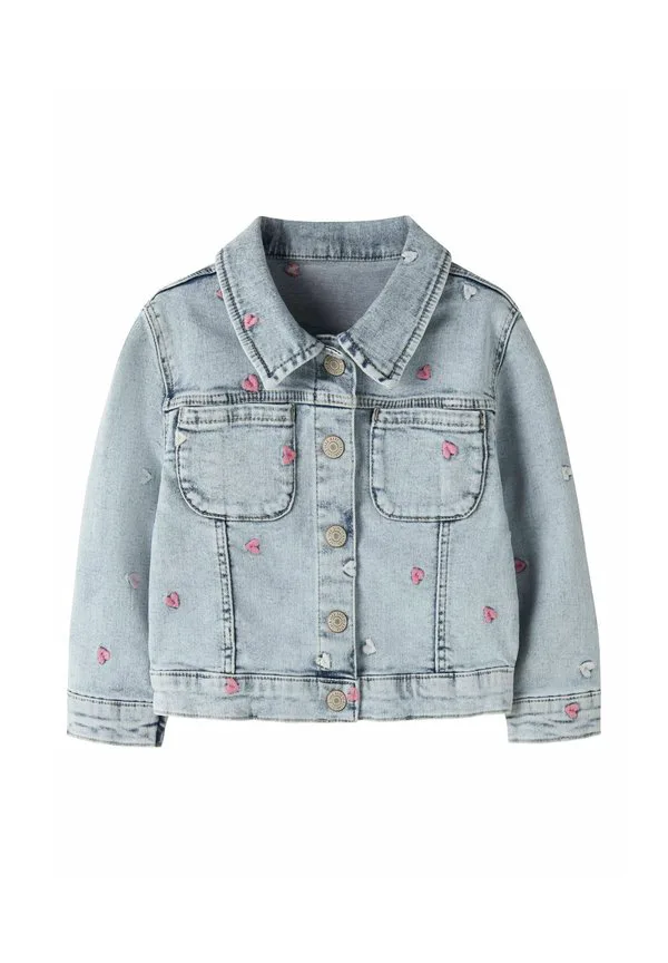 Джинсовая куртка bestickte Name It, Light Blue Bleached Denim