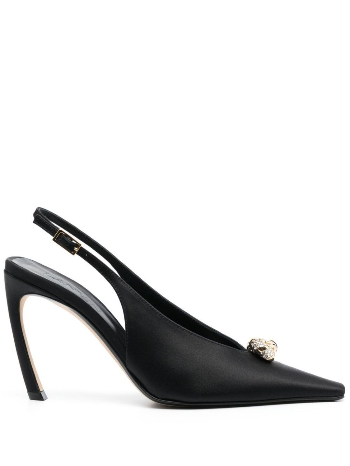 

Lanvin туфли с заостренным носком и ремешком на пятке, черный