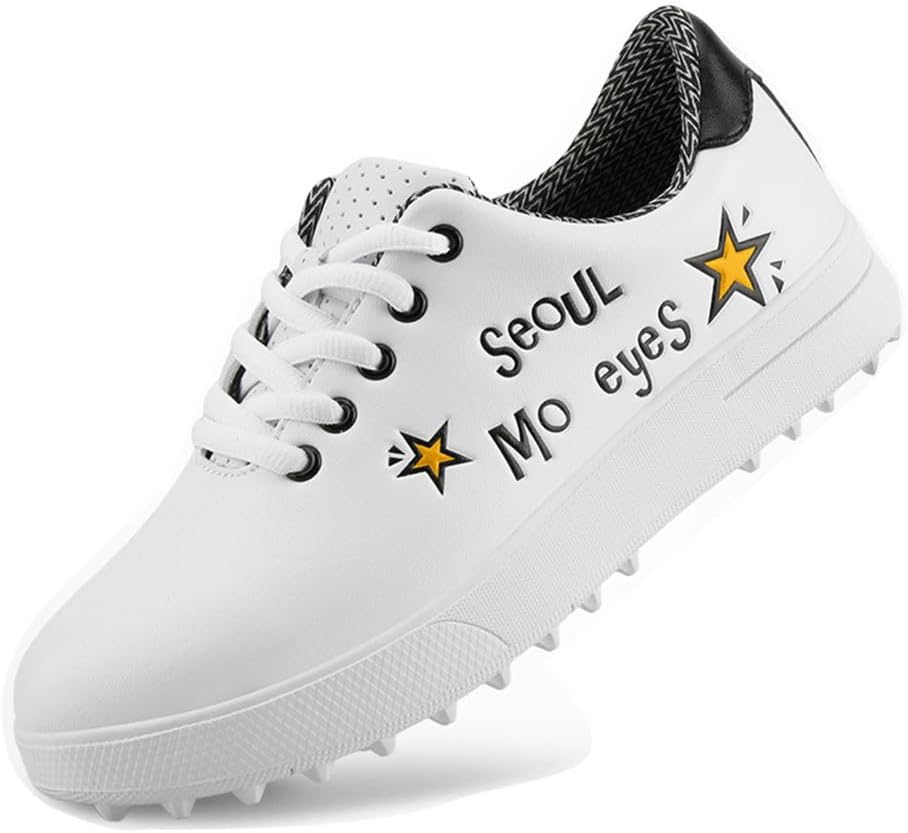 

Противоскользящие водонепроницаемые гольф-туфли без шипов для детей, девочек и мальчиков, подростков Ybberik, желтый