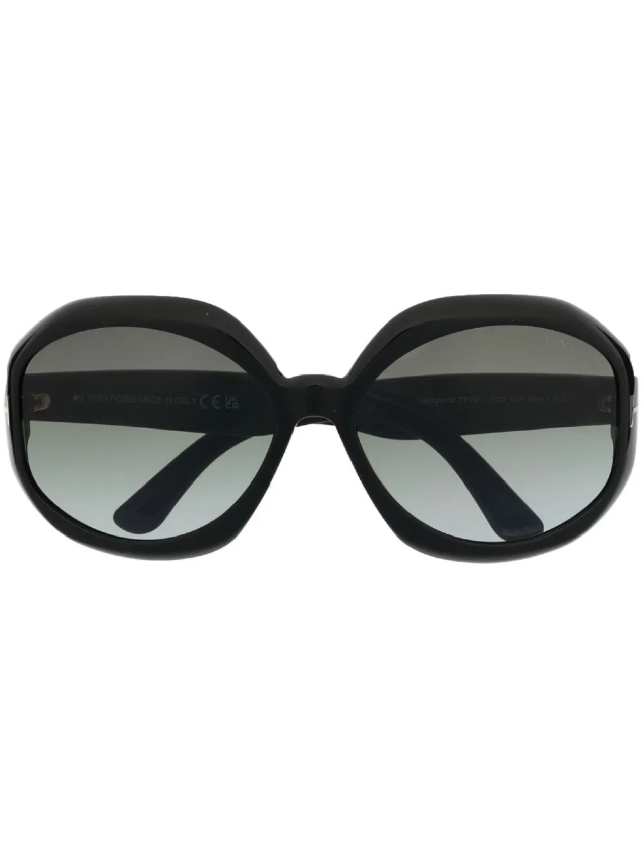 

TOM FORD Eyewear солнцезащитные очки в круглой оправе, черный