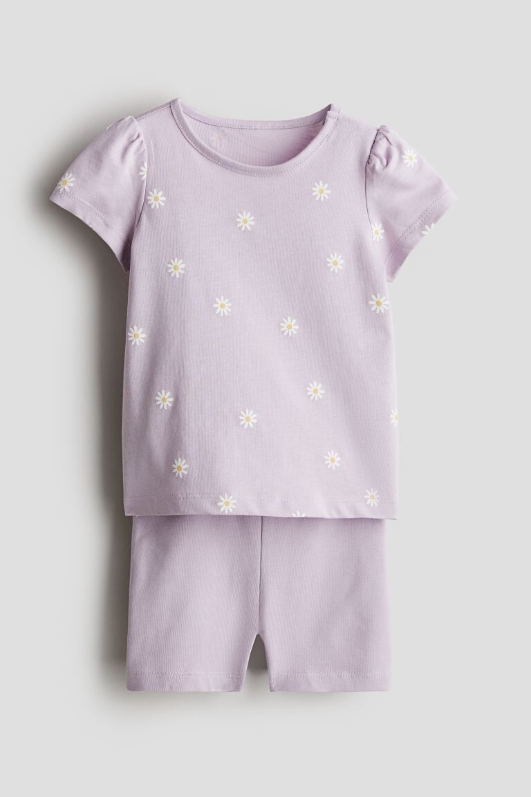 

Костюм-Двойка из хлопкового трикотажа H&M, фиолетовый