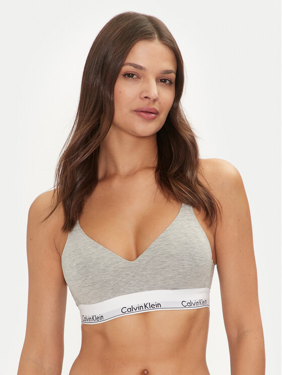 

Верхний бюстгальтер Calvin Klein Underwear, серый