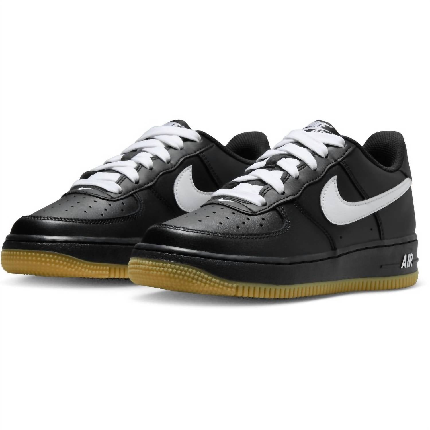 Nike Детские кроссовки Air Force 1 Lv8 черного цвета — фото 3