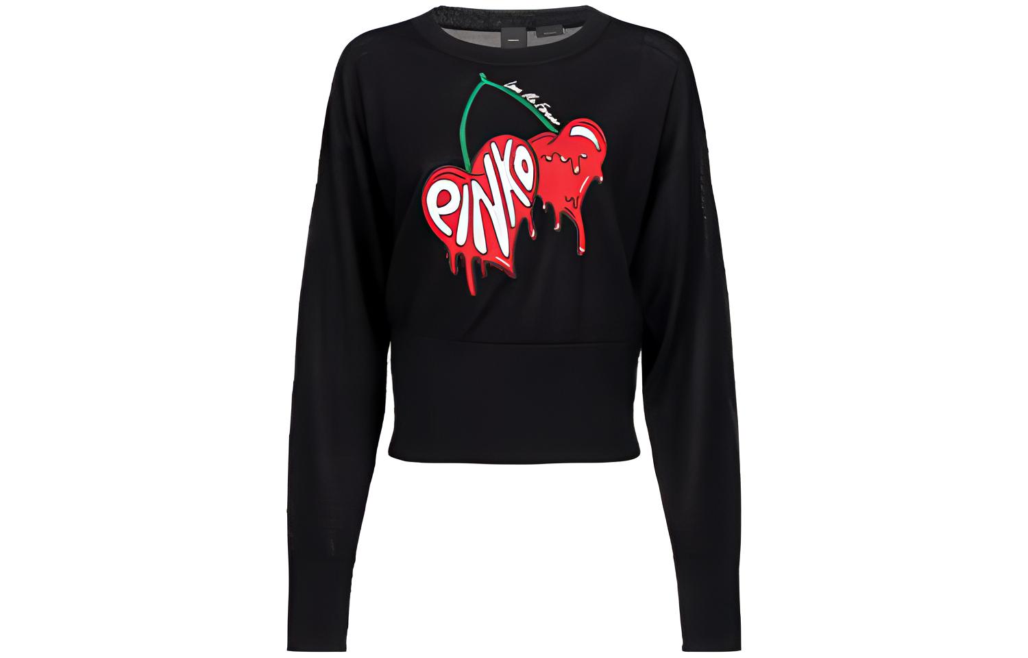 

PINKO Вязаный свитер SS23 женский черный