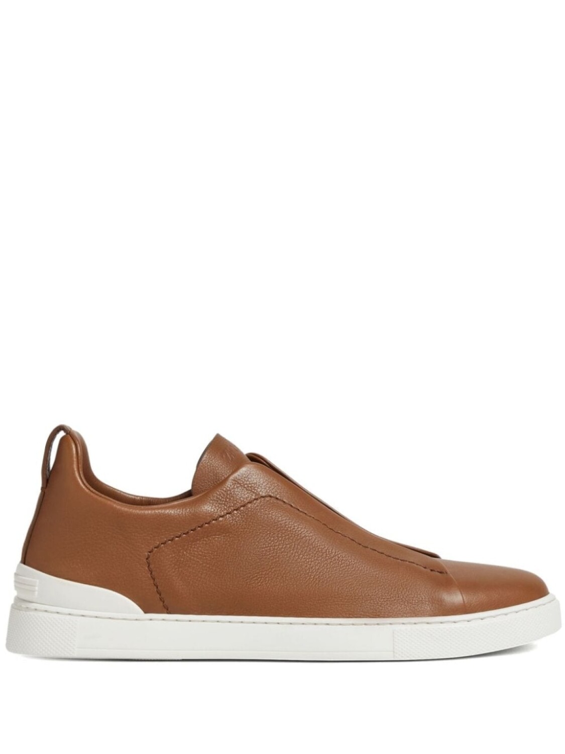 

Zegna кеды Triple Stitch, коричневый