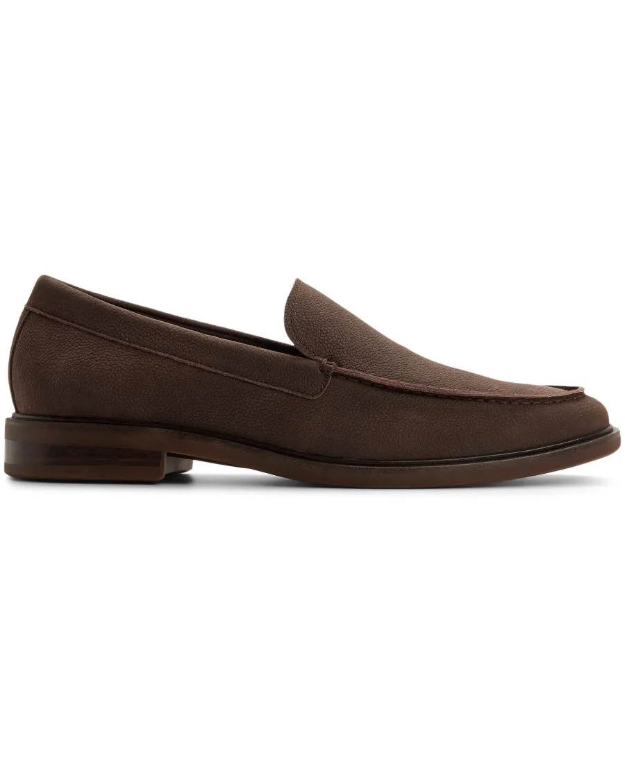 Мужские кожаные лоферы Alfonso без шнурков ALDO, темно-коричневый — фото 2