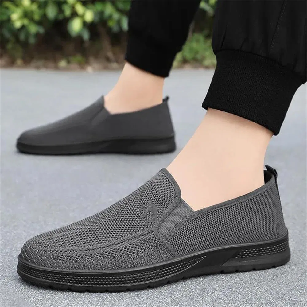 Мокасины кроссовки Adhdyuud Knit Loafers, серый — фото 3