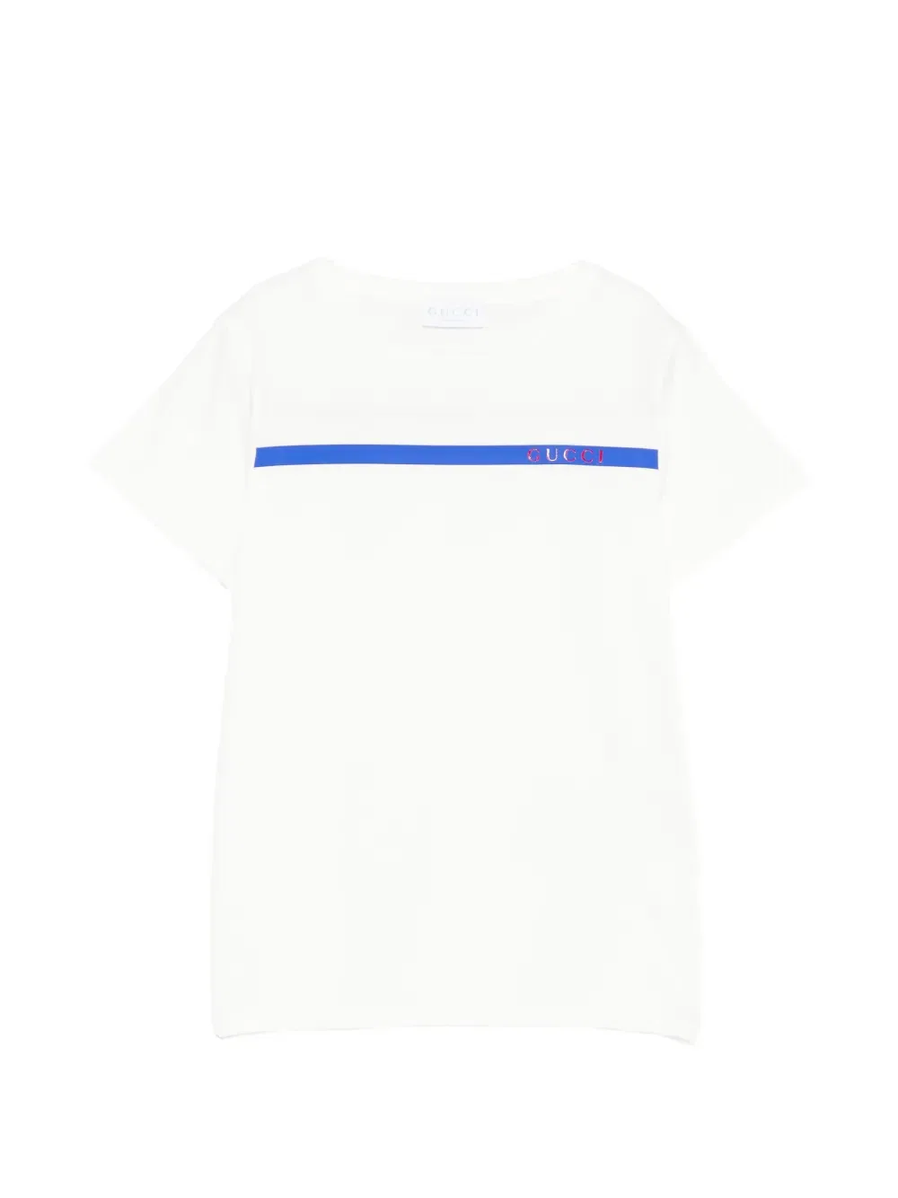 Футболка в полоску Gucci Kids, белый