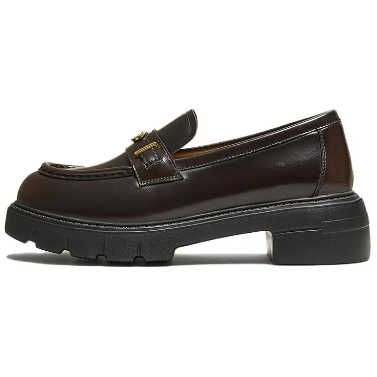 Лоферы Dark Night Badge женские BASTO, Dark Brown