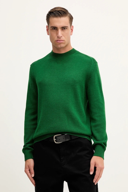 

Свитер с добавлением шерсти Armani Exchange, зеленый