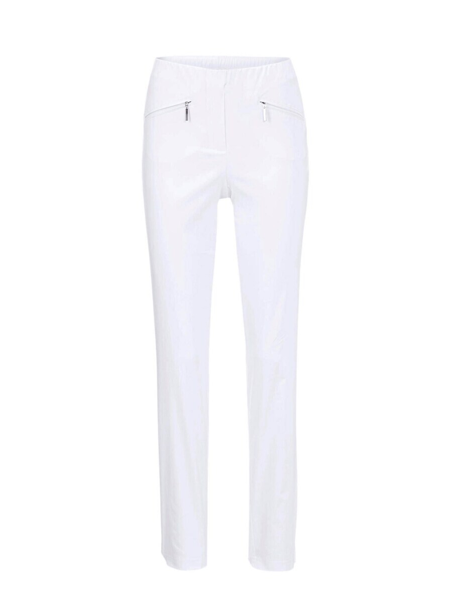 

Тканевые брюки Goldner Slim fit Pants Louisa, белый