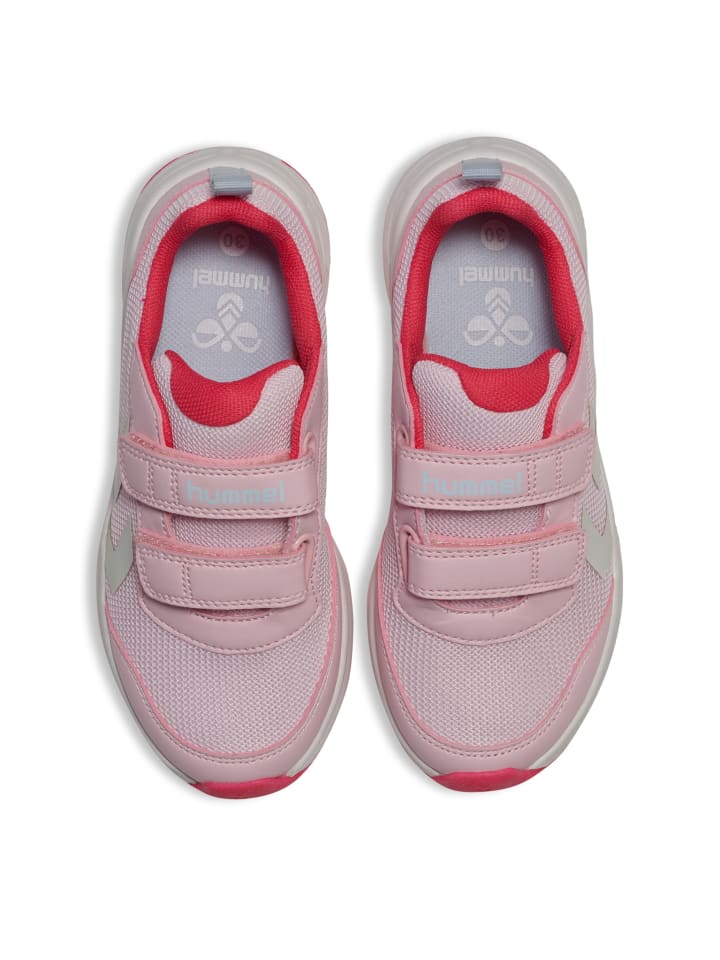 Hummel Детские кроссовки на липучках Velcro Turbo Run Lifestyle в цвете ROSEATE SPOONBILL — фото 3