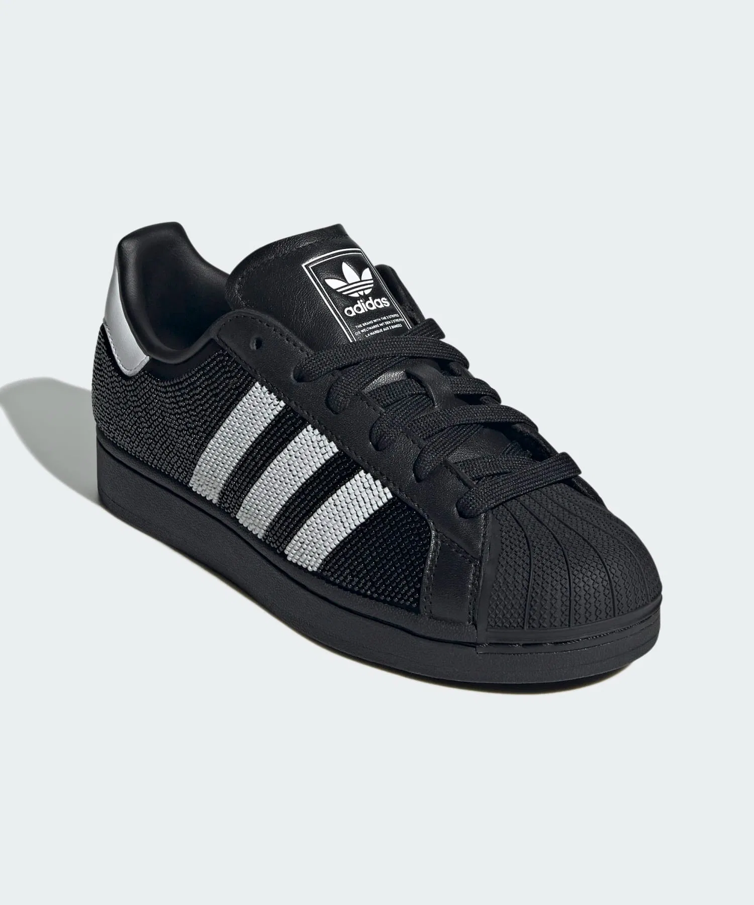 Кроссовки adidas Originals Superstar с бисерным декором — фото 4