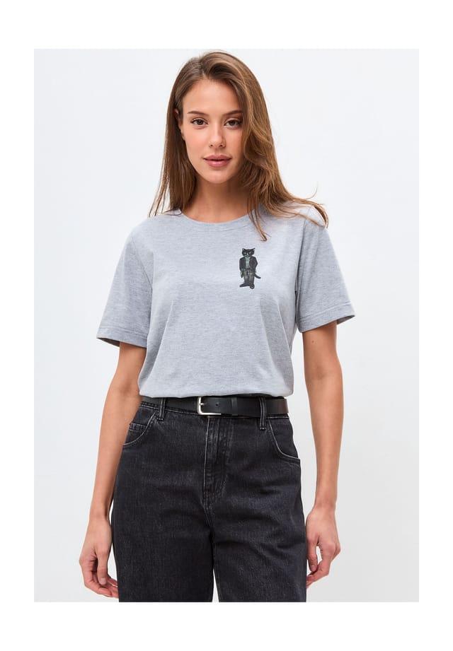 

Кот-Рокер в рубашке Cat By Manii'Ta Lacitta, серый