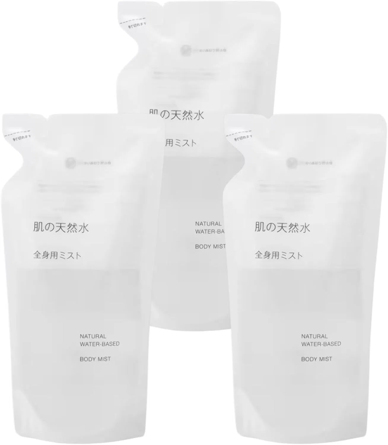 Термальная вода для лица и тела увлажняющая Muji, набор 3х200 мл Nikonoko