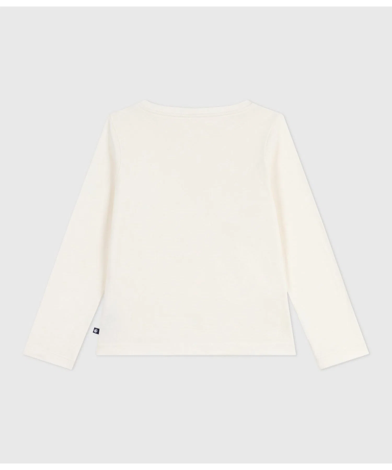 Детская футболка с длинными рукавами PETIT BATEAU с цветочным принтом белая — фото 4