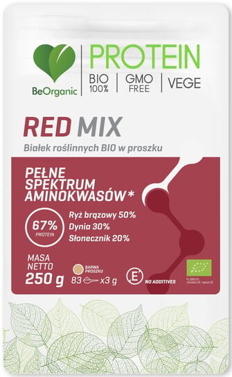 

BeOrganic Red MIX BIO Растительный протеиновый порошок 250 г