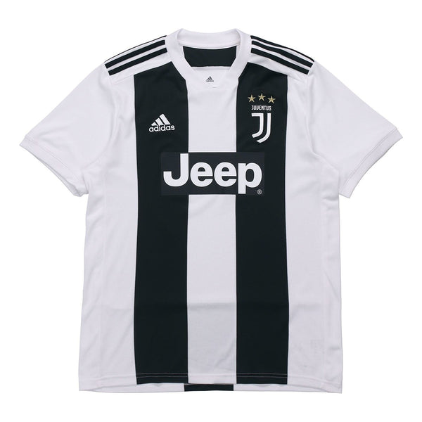 

Футболка juventus home replica jerseys 18 19 футбольная команда Adidas, черный