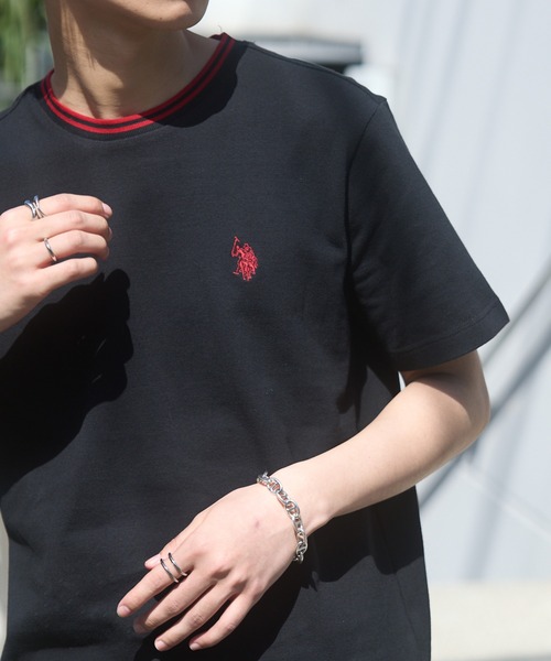 

Футболка-поло унисекс из пике U.S. POLO ASSN., черный